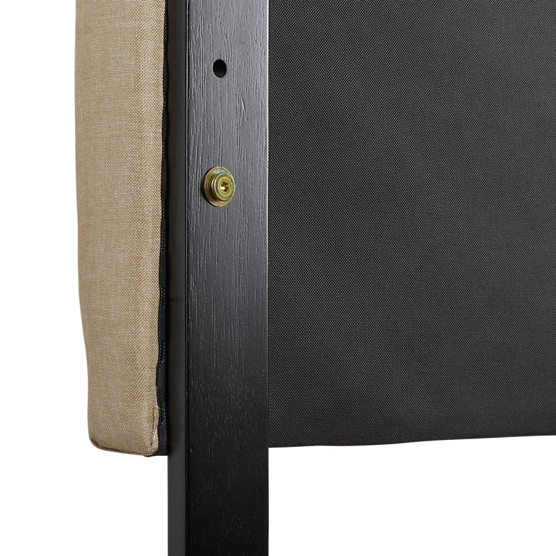 Tête de lit tapissier Telscombe, Double, Crème
