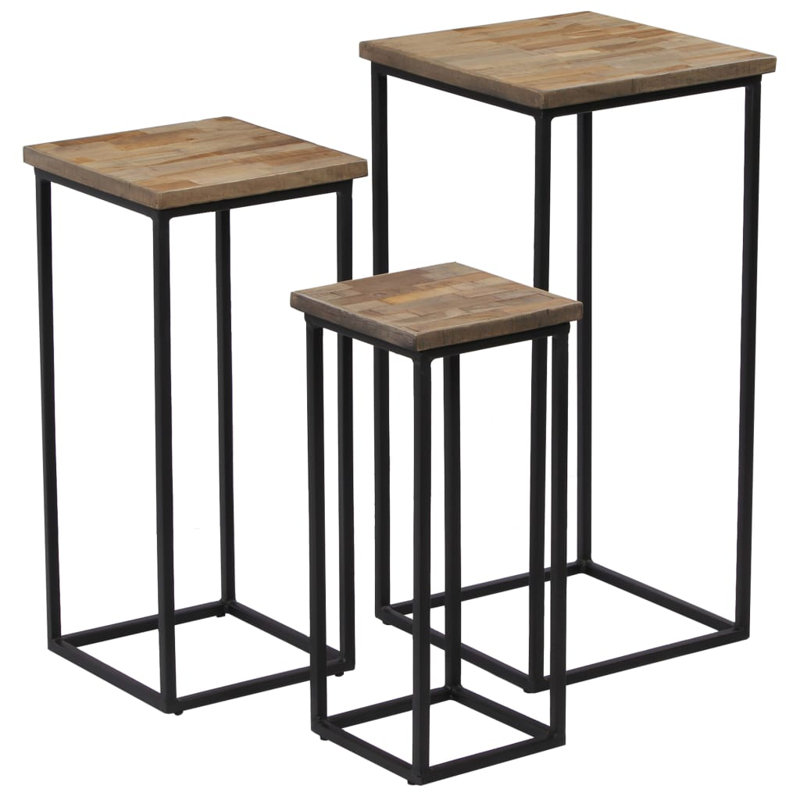 Glass Top Nesting Tables