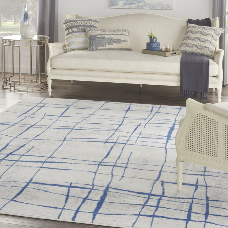 Abstract Indoor Rug, Rectangle 8' x 10'