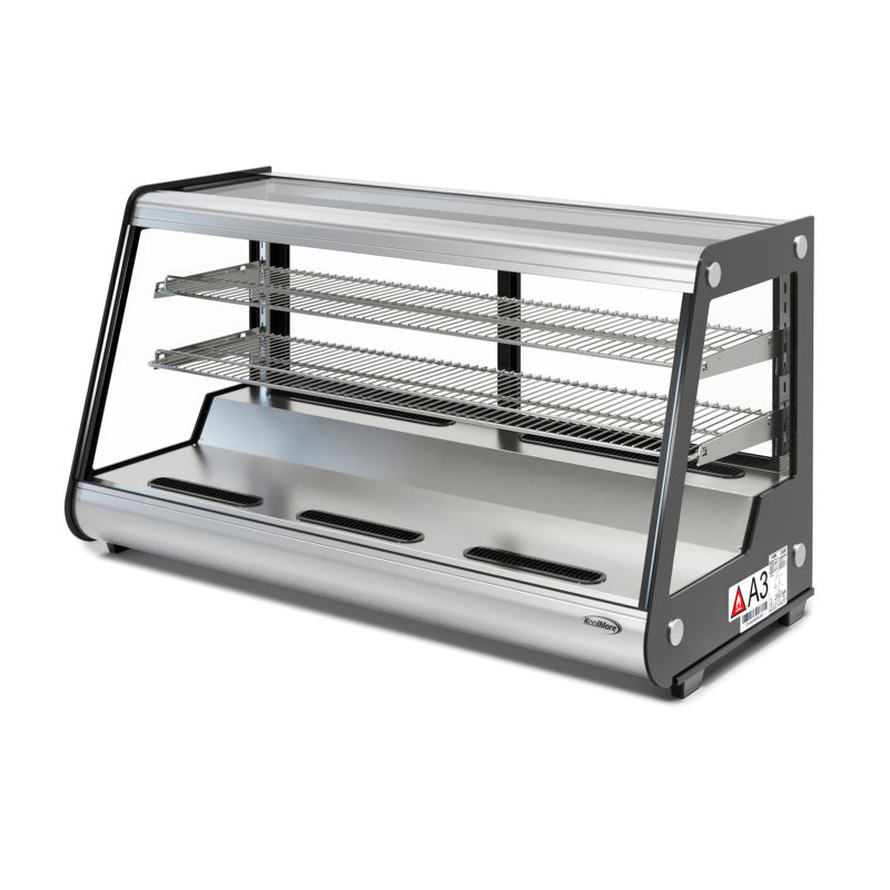 48 in. Countertop Bakery Display Refrigerator in Stainless Steel, 7 cu. ft. (CDC-7C-SS), Stainless-Steel