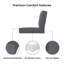Outdoor 5" Seat / Back Cushion With Highly Durable Cover Rite Fabric-1993654195