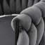 31cm H Tufted Velvet Upholstered Metal Armchair-347709928-352993534