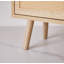 Table de chevet 2 pièces avec tablette ouverte et 2 tiroirs Boho-680080849