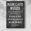 «Man Cave Rules» - galerie Cavas-581455494