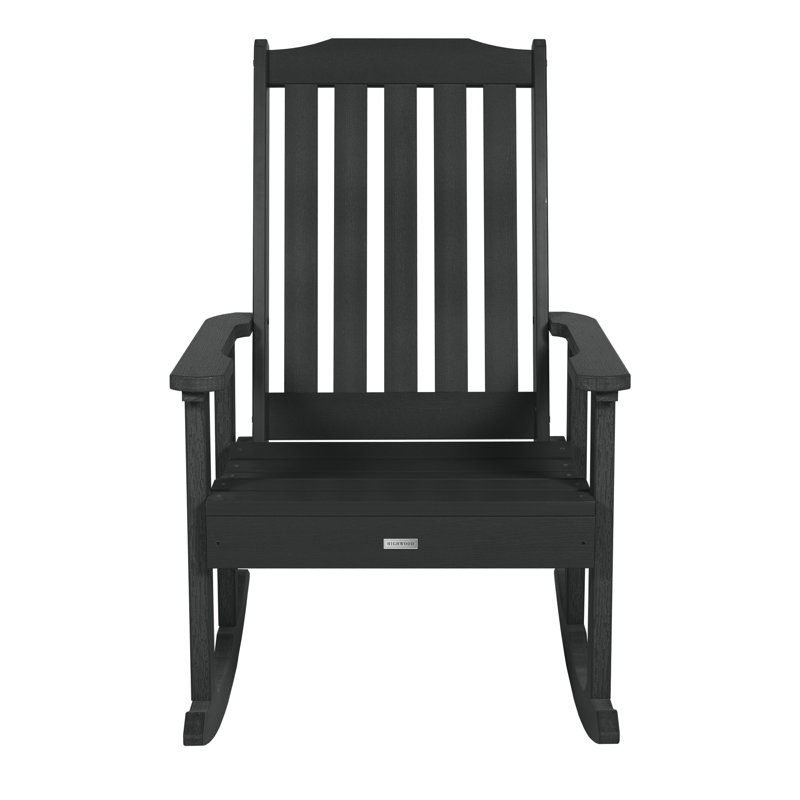Chaise berçante Anette, Noir