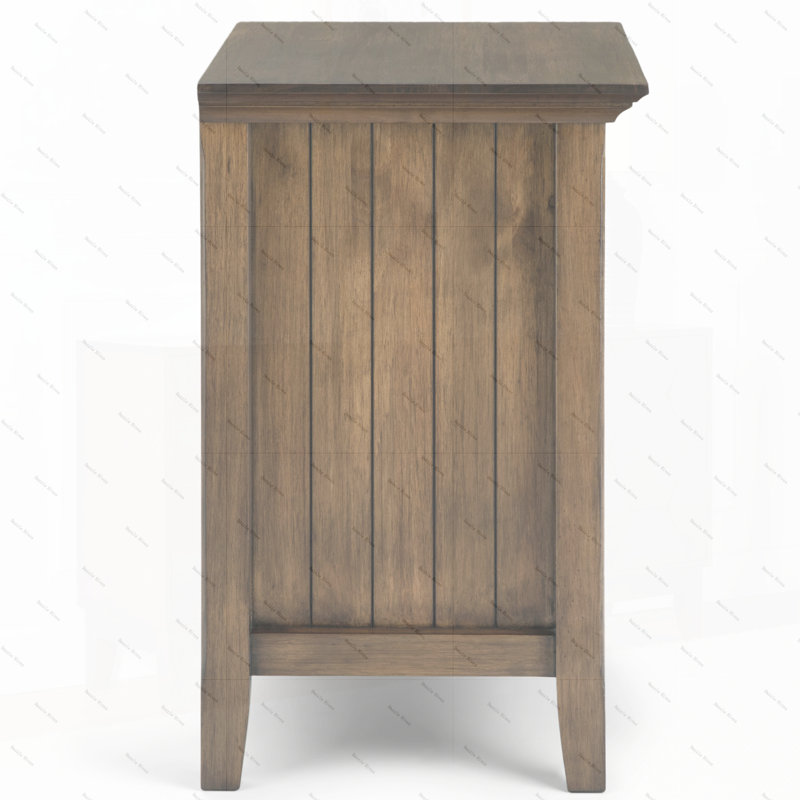 Acadian - Table de chevet, Marron foncé