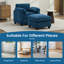Fauteuil d'appoint 34,6 po avec repose-pieds-1269808612