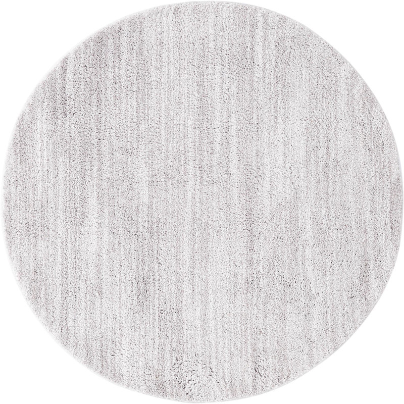 Vannino Jill Zarin Shaggy Shaggy Chic Rug, Round 5'3"