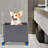 Floor Mop Sink, Multi-Functional Mop Sink With Wheels, Mop Sink With Retractable Handrail