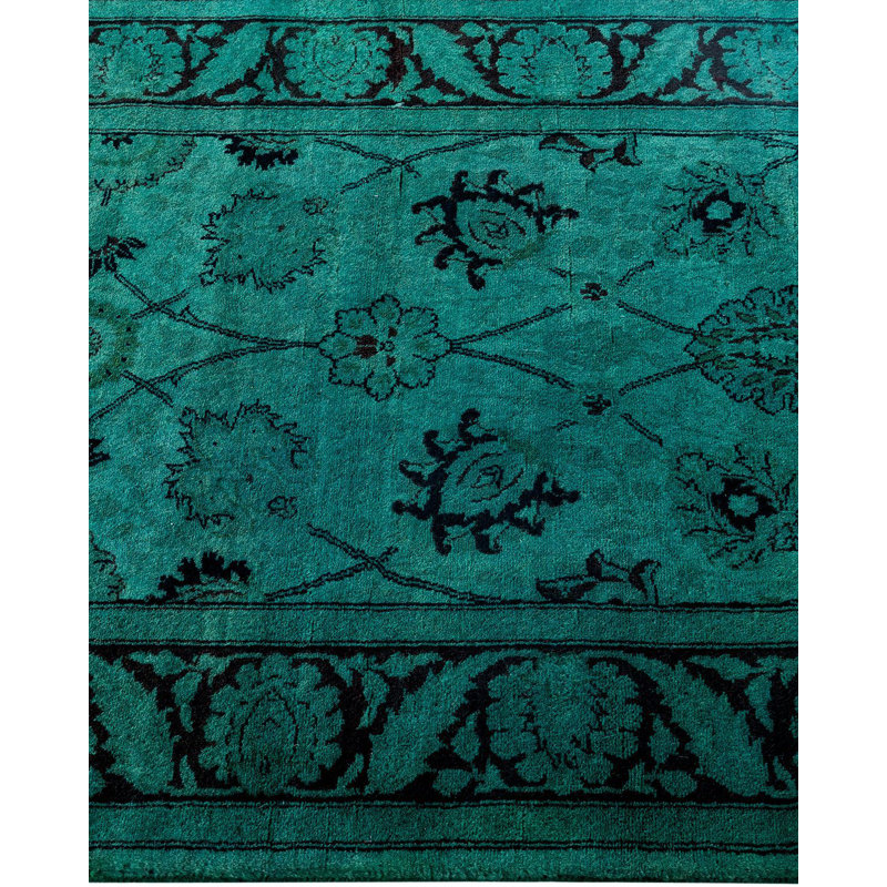 Overyed One-of-a-Kind Runner 2'7" X 10'4" Hand Knotted Area Rug