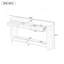 Console 59,8 "en placage de chêne avec 3 tiroirs et une conception semi-circulaire-133631152-133631155-133631156
