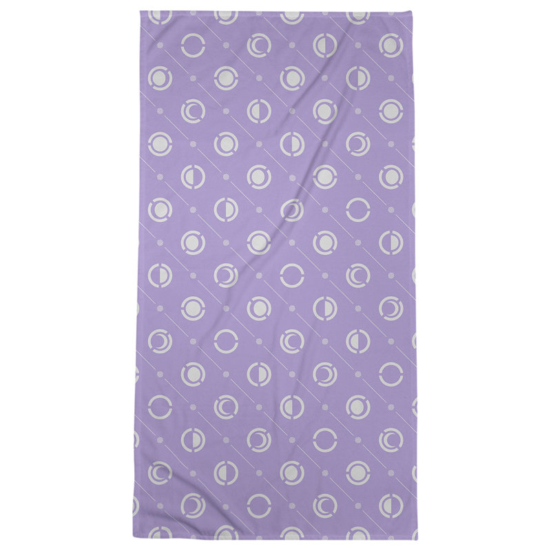 Serviette de bain Classic, Mauve clair / gris clair