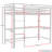 Muskoka Single (3') Bed Frames High Sleeper Loft Bed with Built-in-Desk-144748767
