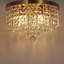 Lustre 5 lumières en cristal 15 "Glam-405298211