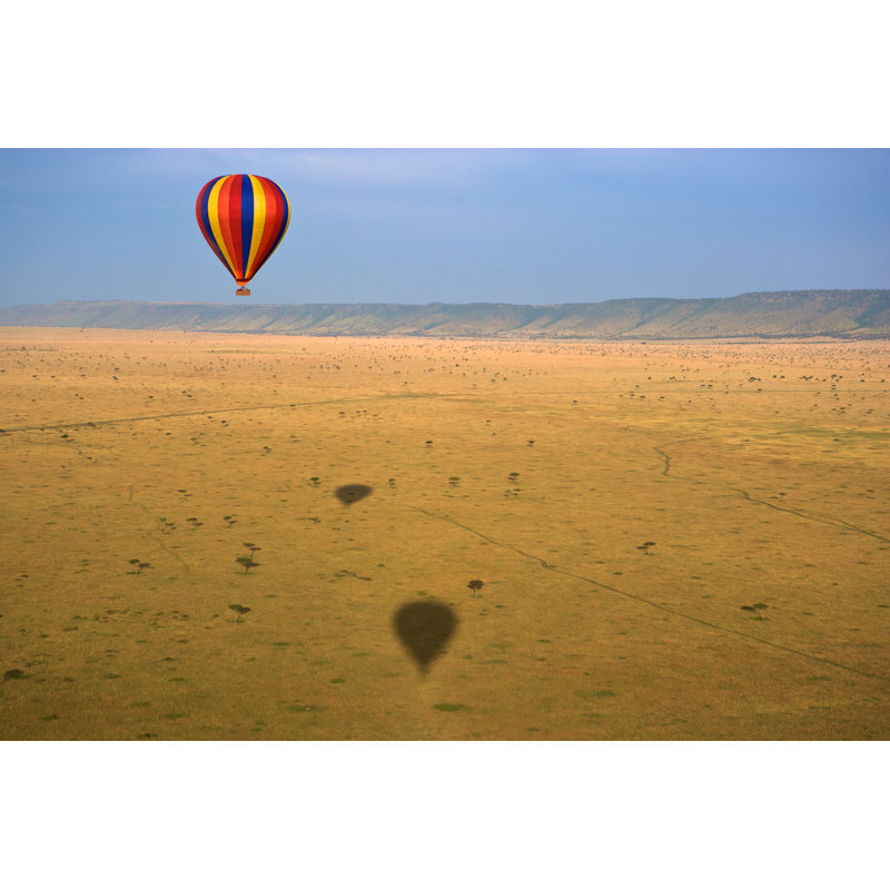 Cordeiro Balloon Over Masai Mara - Wrapped Canvas Print, 81cm H x 122cm W x 3.8cm D