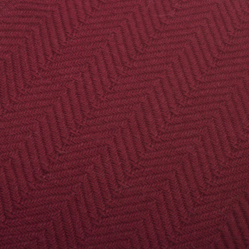 Plain Weave / Muslin Throw Blanket, 54" W x 66" L, Wine