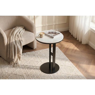 Straight Legs Round Side Table