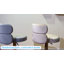 Tabouret de bar et tabouret de bar pivotant à 360 ° Giacamo avec dossier bas et base en acier inoxydable (ensemble de 1)-427771330-430143039-430597903