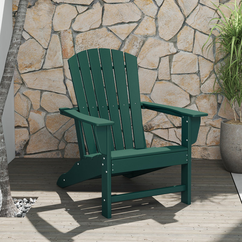 Alvertia Outdoor Adirondack Chair, Forest