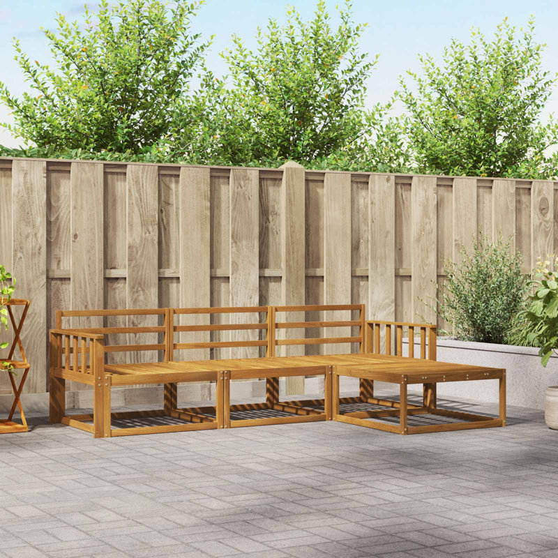249.5cm Wide Patio Sectional Set