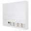 Lit escamotable simple de taille simple avec bureau, garde-robe et tiroirs, lit de rangement blanc peu encombrant