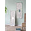 2 grands panneaux muraux en bois, 17 po x 48 po, fini blanc vieilli et miroirs, sapin robuste pour la décoration intérieure en bois 17 po x 48 po, 2 pièces, avec détails de miroir,