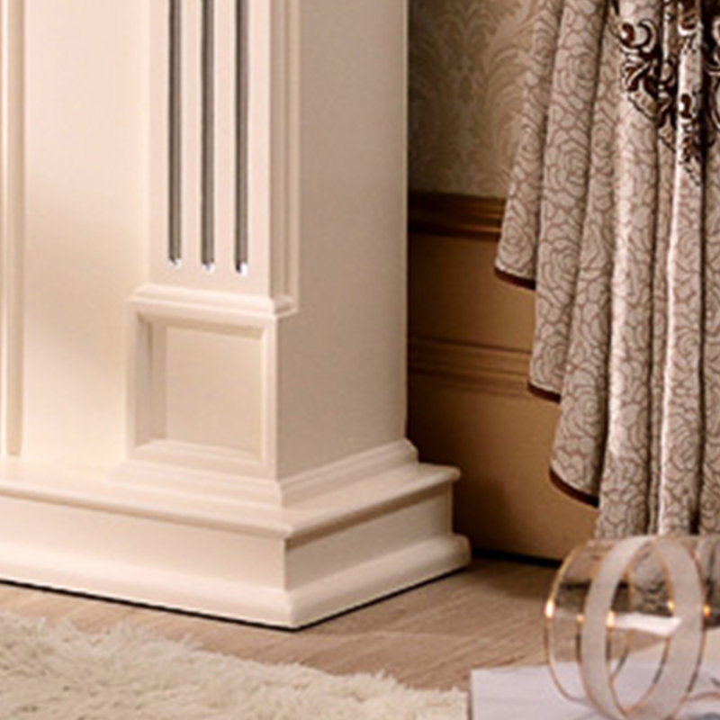 Esmon, H 27,55 po x l 78,74 po x P 12,99 po, Blanc