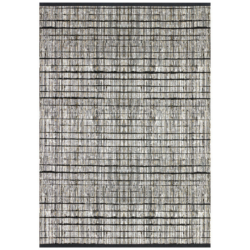 Rhyannon Striped Machine Made Indoor / Outdoor Area Rug, Rectangle 2'8" x 4'11"