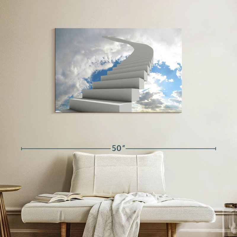 Lilie Stairway To The Sky, 26" H x 39" W