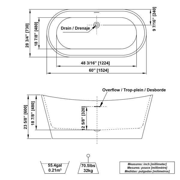 Dimensions du produit