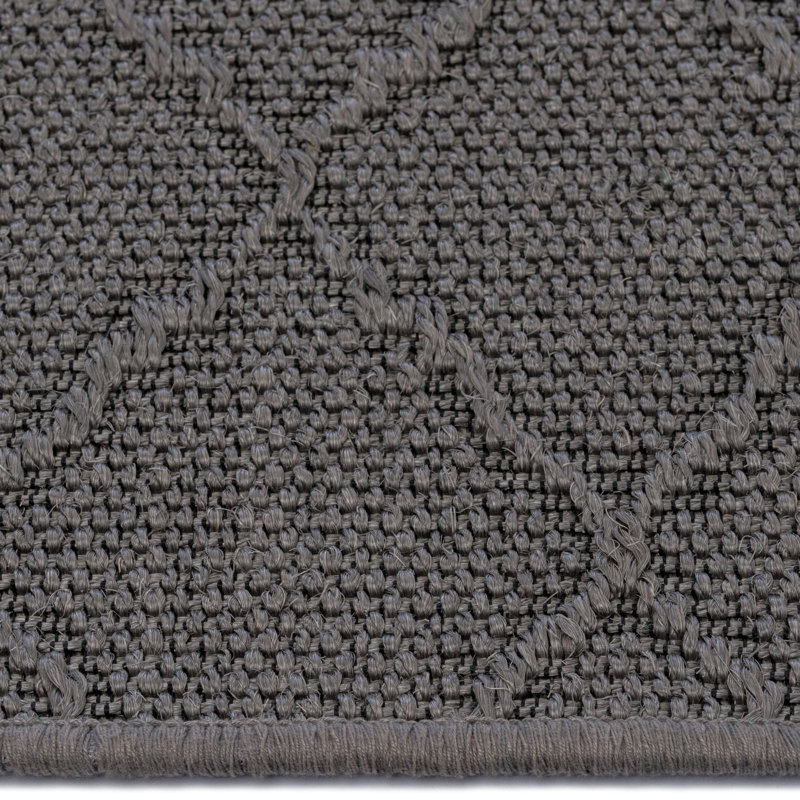 Anjana Jute/Sisal Geometric Indoor Rug, Rectangle 2' x 3'