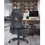 Metro Lane Adjustable Reclining Ergonomic Swiveling PC & Racing Game Chair with Footrest-1215536841