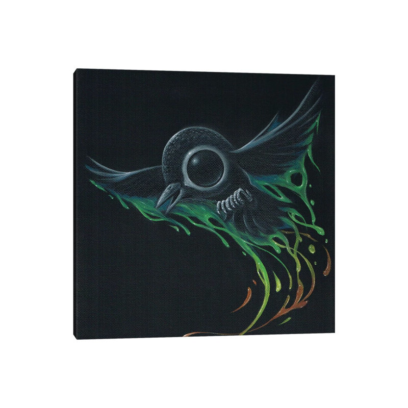 Black As Pitch by Sugar Fueled - Gallery-Wrapped Canvas Giclée on Canvas, Canvas, 30.48 cm H x 30.48 cm W