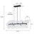 Baltser 10 - Light Dimmable Kitchen Island Bubble Glass Chandelier-523013029