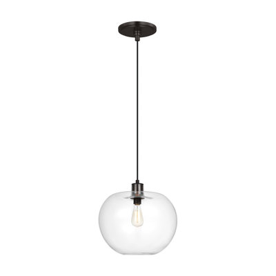 Luminaire suspendu sphère 1 lumière Rumford
