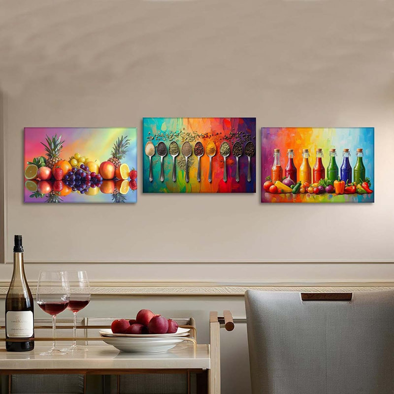 3 Piece Wrapped Canvas Print