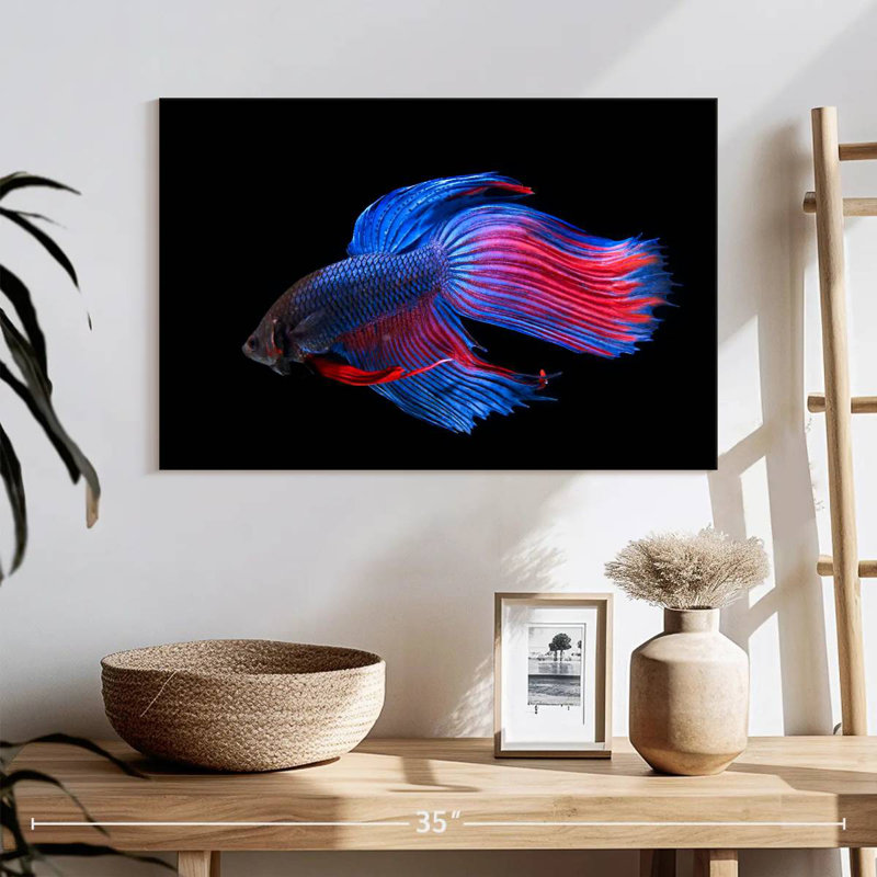 Glowing Betta Fish, 16" H x 24" W