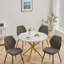 Miko 50cm H Velvet Upholstered Metal Side Chair-404057461