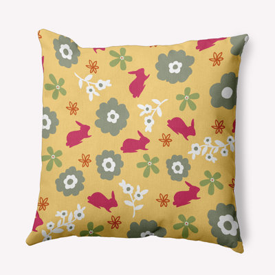 Housse et insert de coussin décoratif carré en polyester pour l'intérieur et l'extérieur