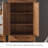Retro Solid Wood Accent Cabinets