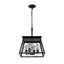 Luminaire suspendu industriel en métal noir Chandelier-2129802358