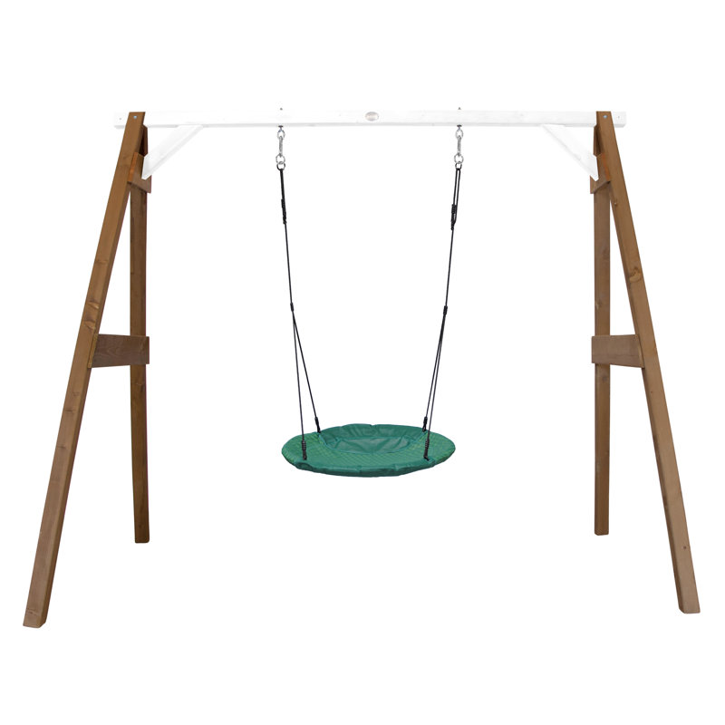 AXI Hemlock Swing Set with 1 Swing(s), Brown/White