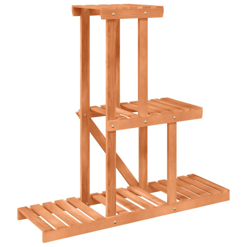 Audine Wood Plant Stand, Brown
