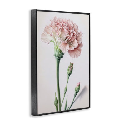  Pale Carnation Budding Framed Giclee Art by Incado