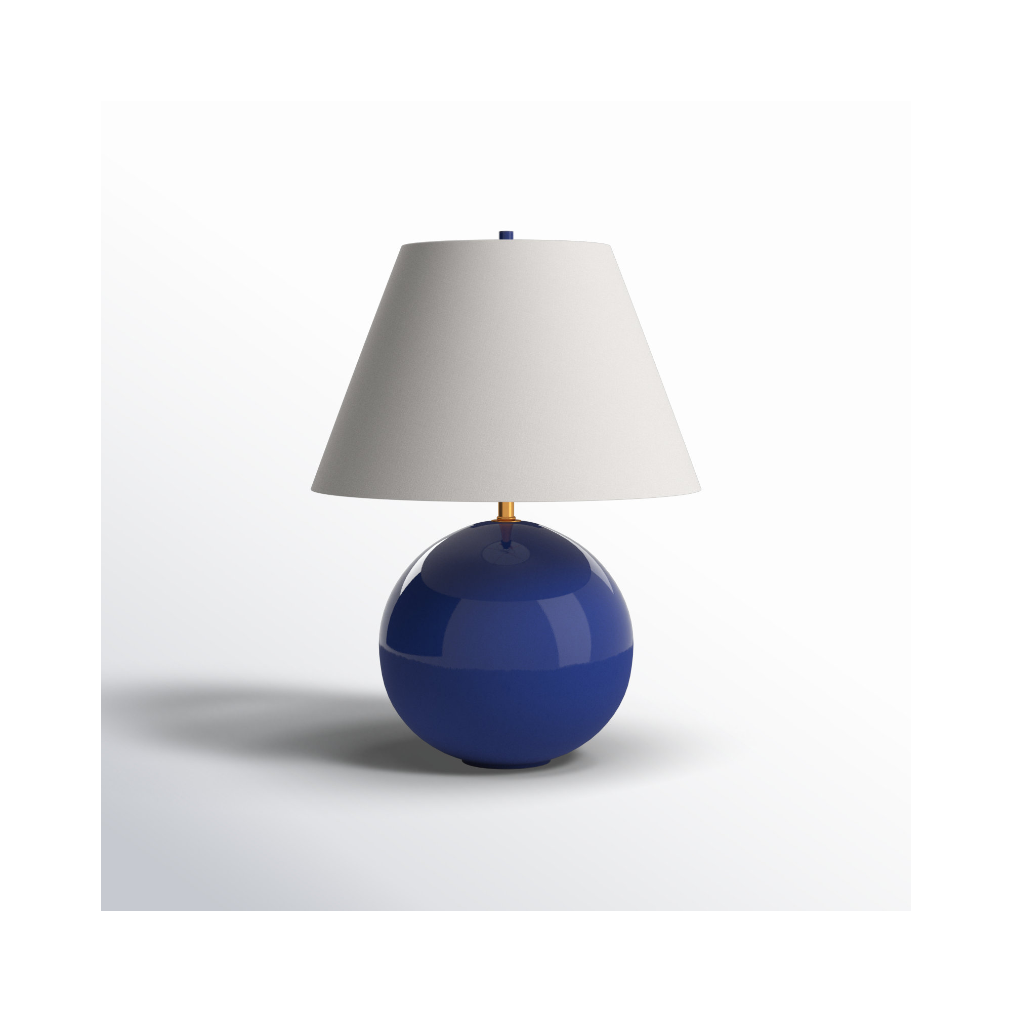 Parsley Ceramic Table Lamp, Blue
