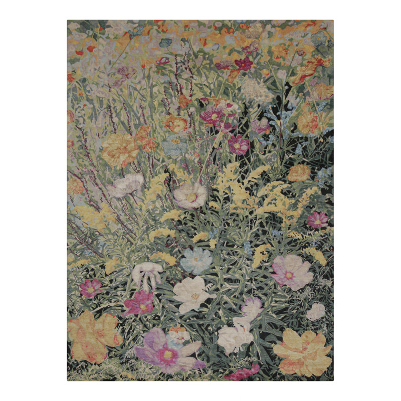 One-of-a-Kind Rectangle 9 X 12 Hand Knotted Area Rug