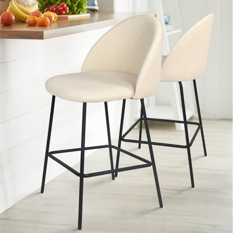 Ballance 25'' Upholstered Low Back Counter Stool