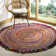 Abhay Hand Woven Cotton/Jute Rug in Ivory/Red