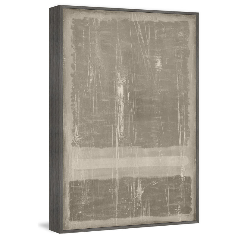 Cry of the Voiceless - Cadre flottant, peinture sur toile, H 18 po x l 12 po x P 1,5 po