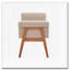 Banc rembourré capitonné